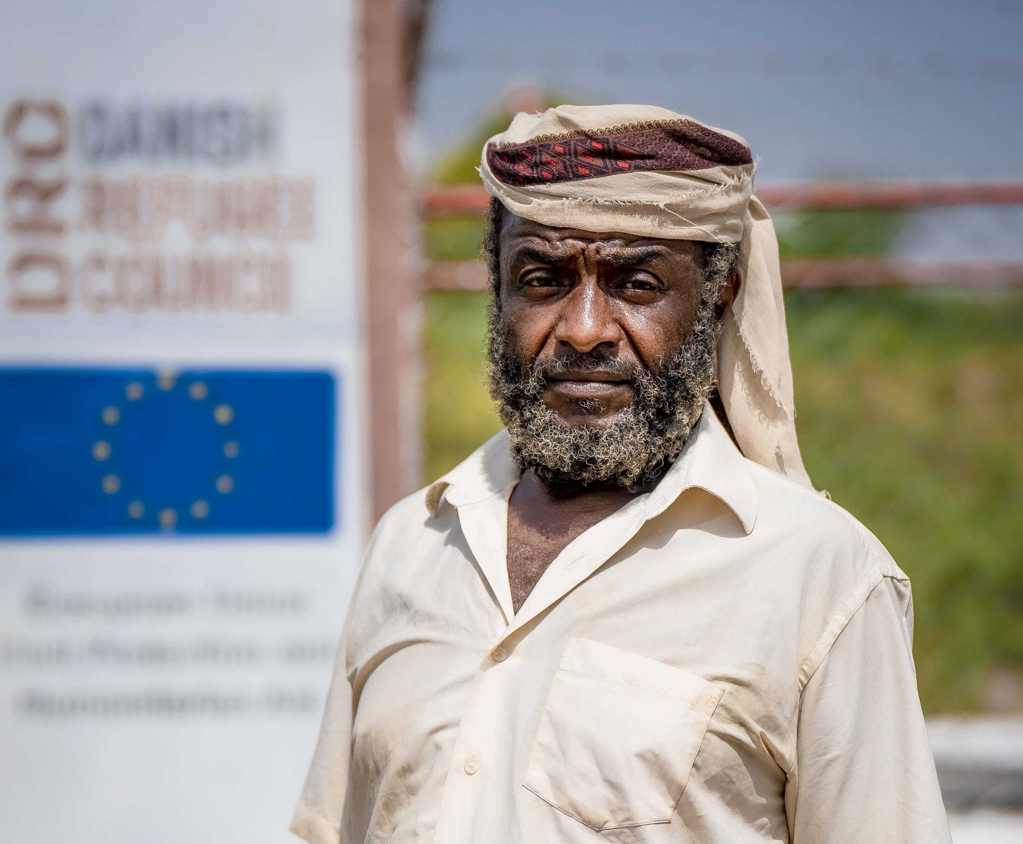 Mohammed Hassan, a displaced person residing in Al Husseini camp