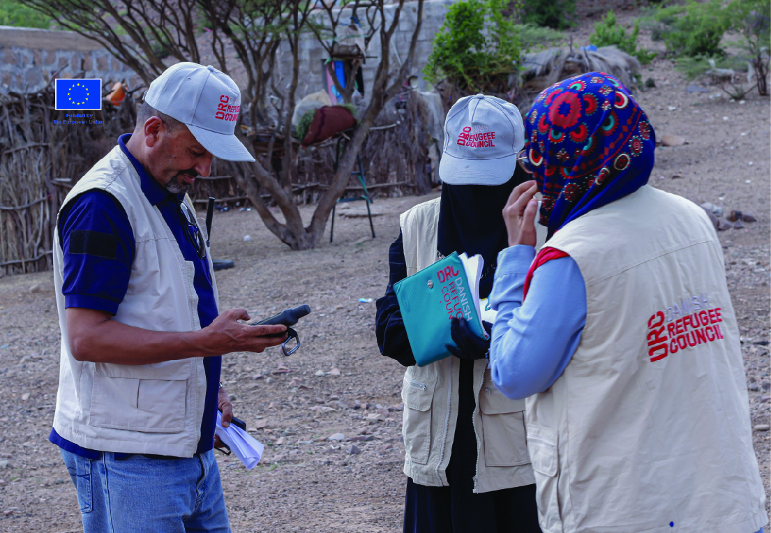 The work of the EORE team extends beyond education; they also conduct non-technical surveys (NTS) to identify and assess whether areas are hazardous. Following Sakher’s report, Farida and Abdulfattah pinpointed the exact coordinates of the site where EO was found and then shared this with DRC’s EOD team.Helmi Marei, 2024