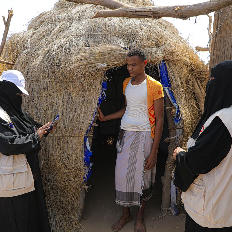 A newly displaced individual arrived with urgent shelter needs and lacking access to basic supplies and to essential services. In response, Zainab and Amal begin by registering this individual and ensuring he receives immediate support, including shelter and cash assistant. They also refer him to other humanitarian organizations operating in the area for additional services, depending on eligibility.Mohammed Ahmed