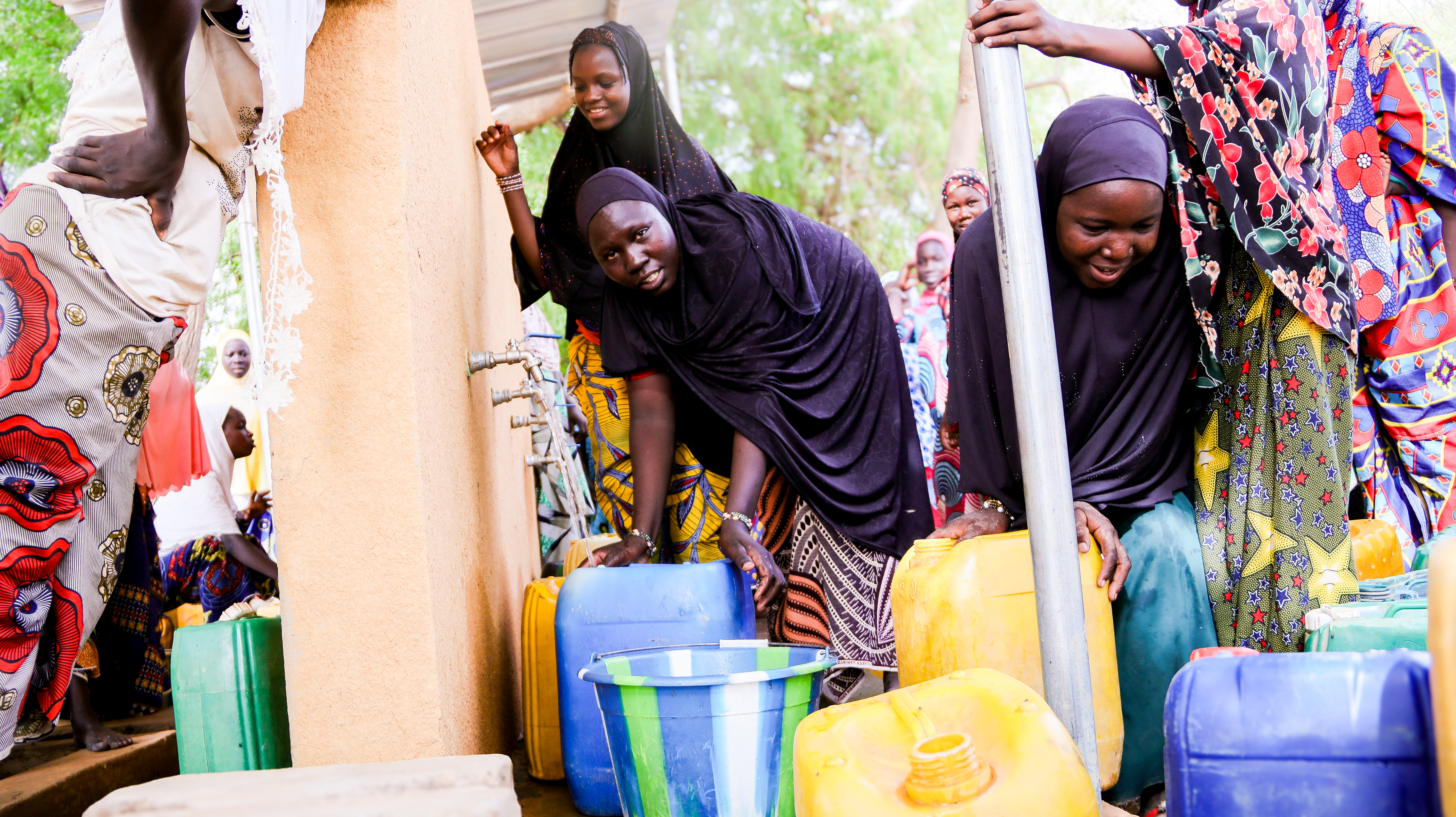 An improved access to drinking water and sanitation infrastructures