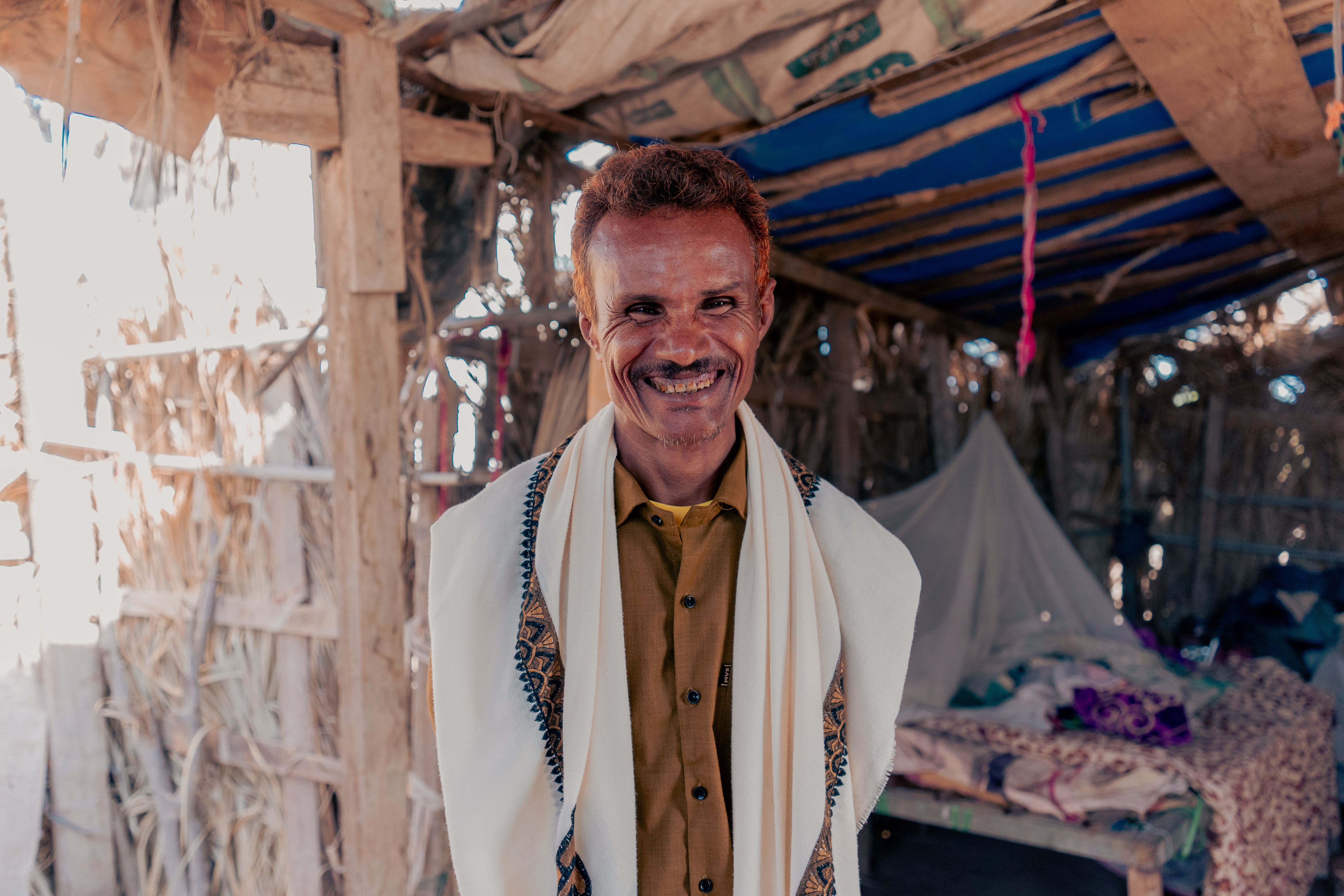 Hasan, a displace man in Yemen