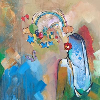 She Paints her Deam House