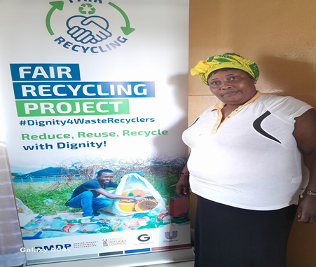 Mary, a waste picker in Mathare
