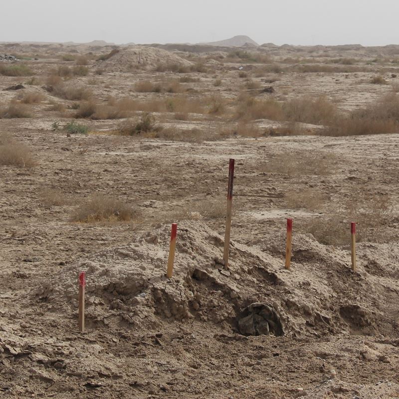 DRC Mine Action Team conducts clearance in Basra, June 2022