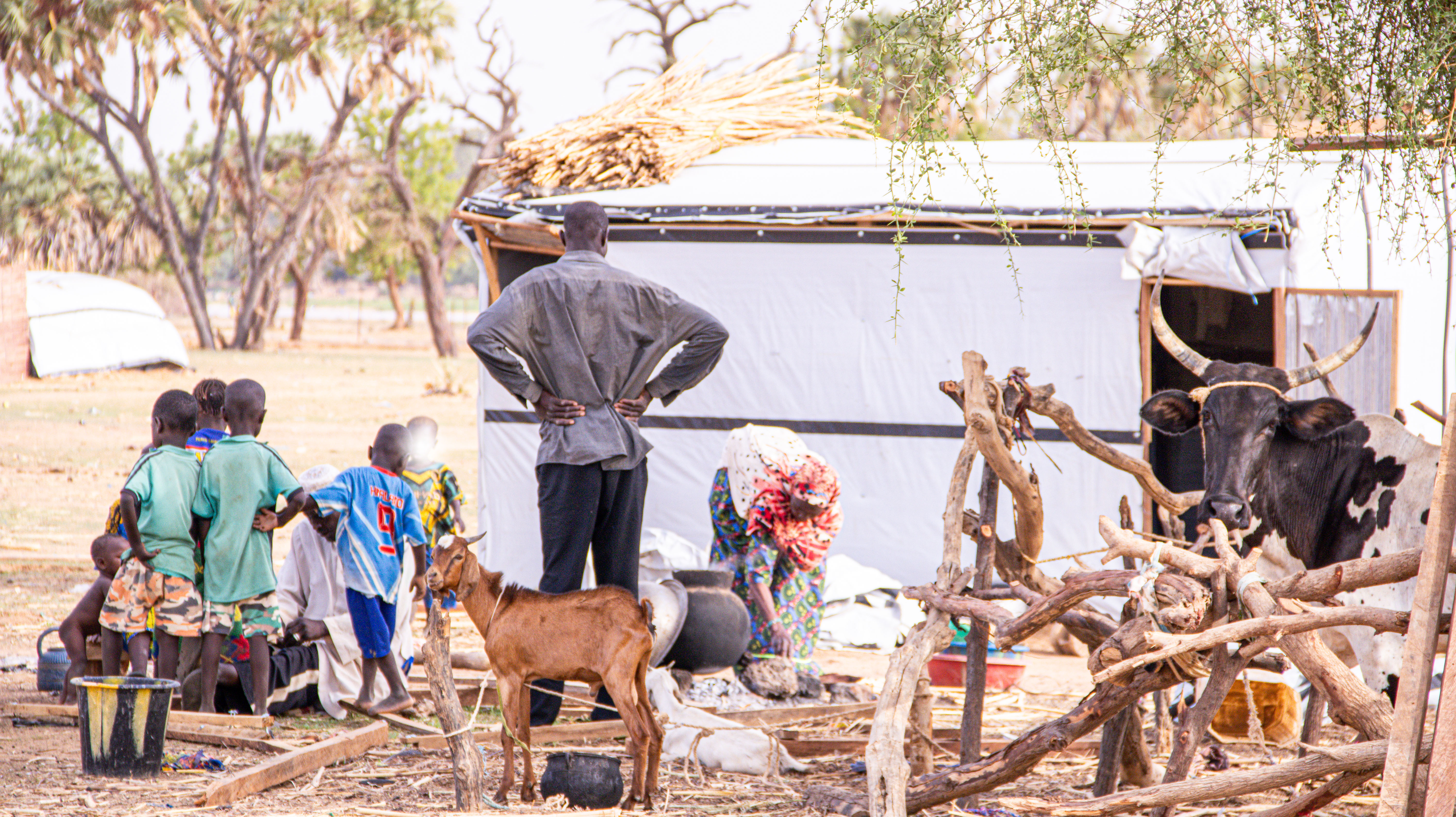 Distribution of essential household items (EHI) and menstrual hygiene management (MHM) kits