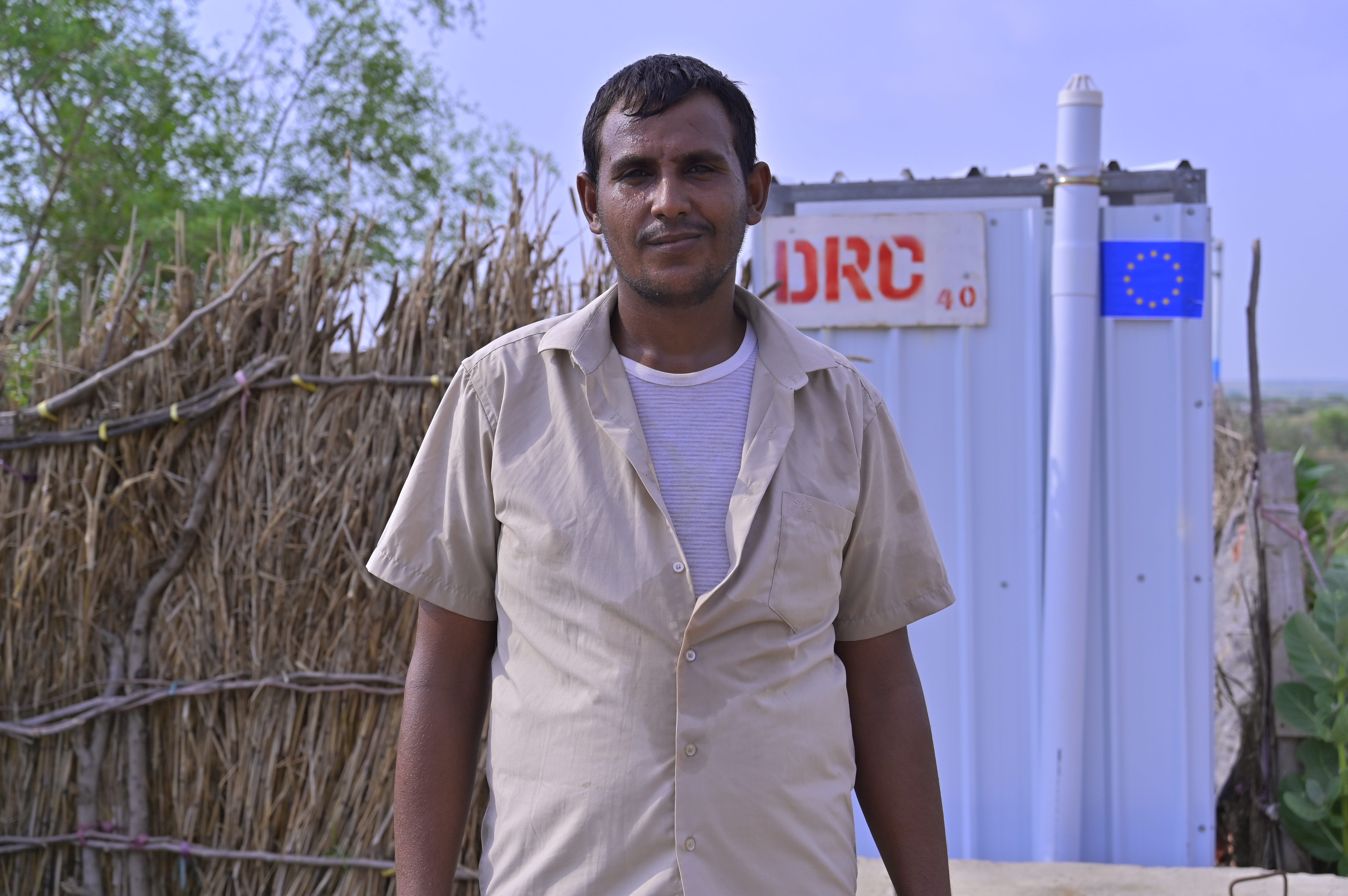 Hussein one of the IDPs at Al-Radha camp, Hajjah Governorate, Yemen.