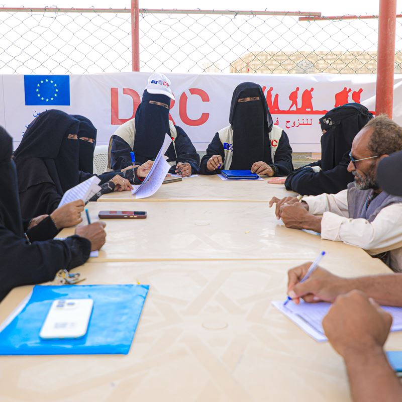 Amal and Zainab lead the monthly meeting with the community committees, a key forum for addressing the evolving needs of internally displaced people (IDPs).
These meetings are essential for discussing recent developments, identifying urgent priorities such as providing assistance for new IDPs arriving at camps and nearby areas. These meetings ensure that community voices guide the CRC’s response.
Mohammed Ahmed